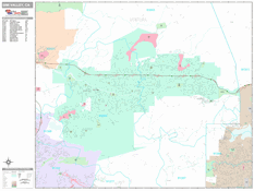 Simi Valley Digital Map Premium Style